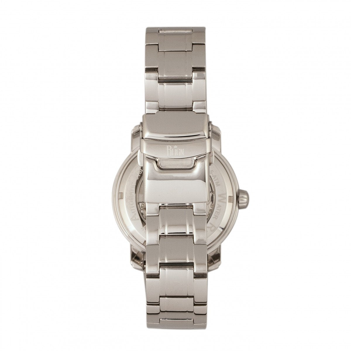 Close-up detail view of Reign Kahn Automatic men's watch