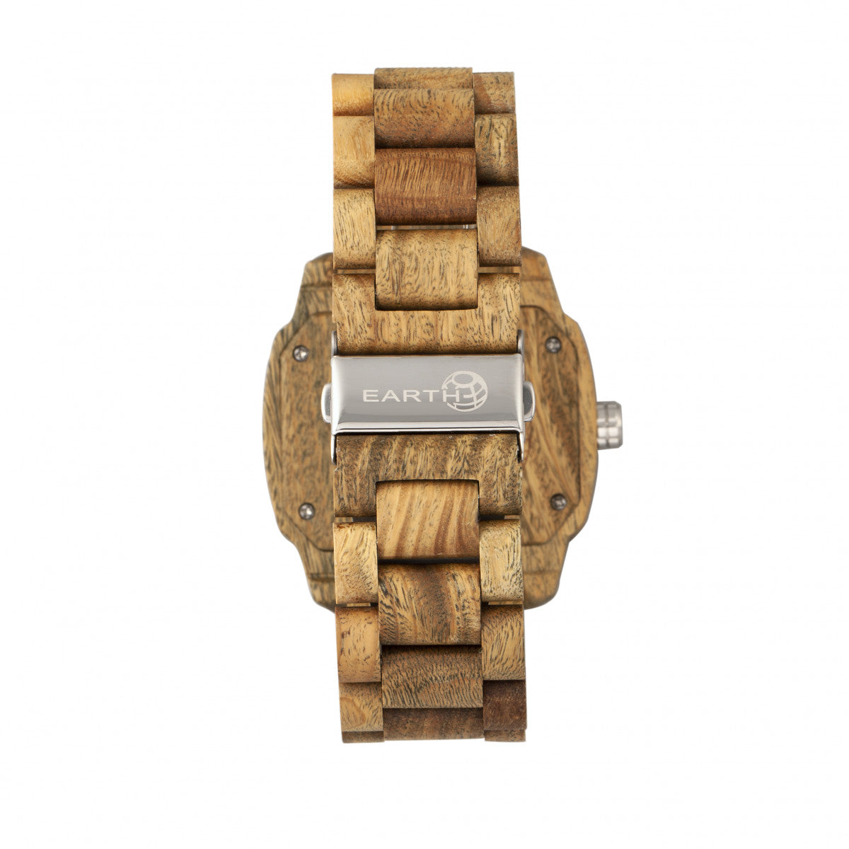 Front view of Earth Wood unisex bracelet