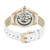Front view of Empress unisex rose gold watch