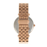 Front view of Bertha unisex rose gold bracelet