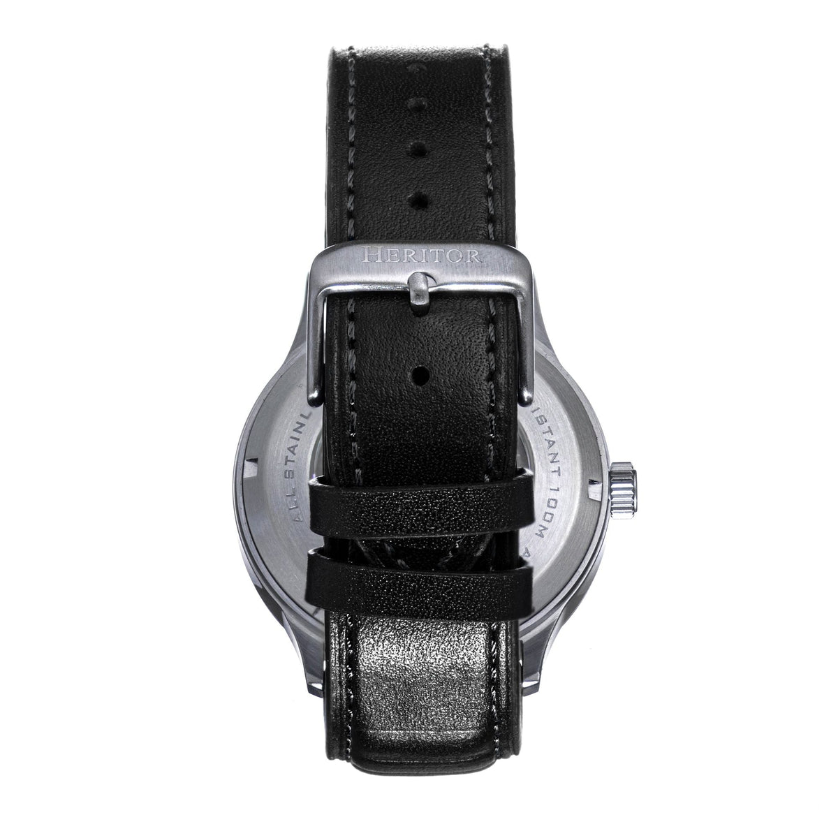 Side view of Heritor Automatic Bradford unisex watch