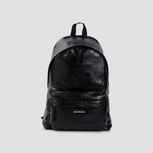 Balenciaga bucket bag & backpack side profile designer luxury fashion