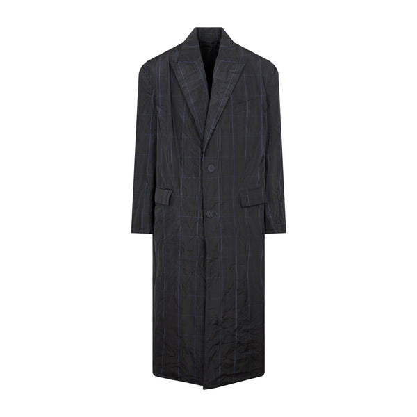 Balenciaga Accessories- BALENCIAGA Checkered Long Raincoat for Men Premium Everyday Designer Accessory