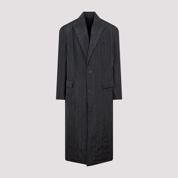 Balenciaga Accessories- BALENCIAGA Checkered Long Raincoat for Men Premium Everyday Designer Accessory
