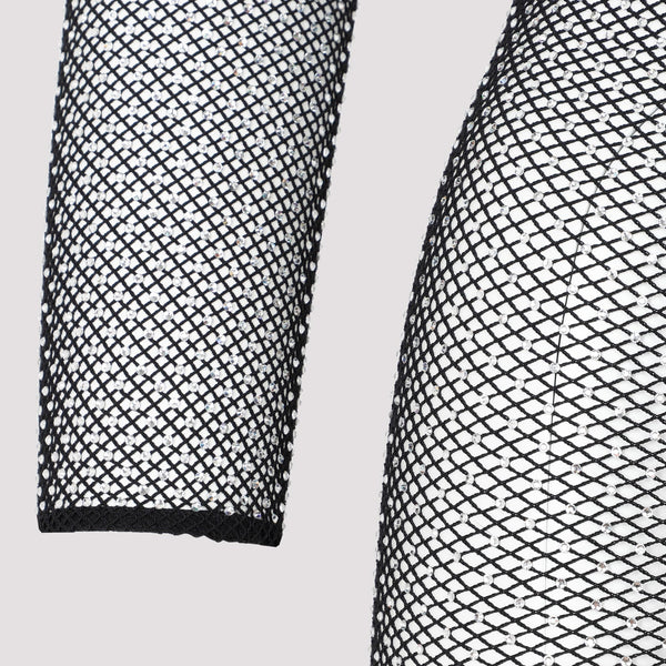 Balenciaga Tops? BALENCIAGA Crystal Mesh Mini Top for Women Elegant Everyday Designer Top