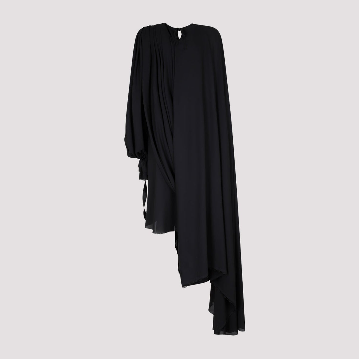 Balenciaga Dresses- BALENCIAGA Asymmetrical Hem Draped Dress Chic Everyday Designer Dress