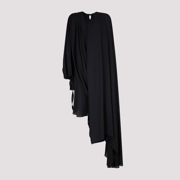 Balenciaga Dresses- BALENCIAGA Asymmetrical Hem Draped Dress Luxury Party Occasion Dress
