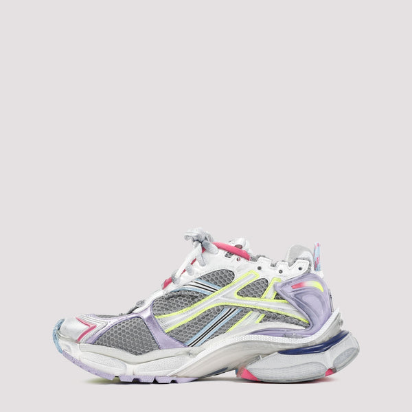 Balenciaga Shoes? BALENCIAGA Sleek Mesh Sneakers with Lilac and Yellow Accents Luxury Lifestyle Designer Footwear