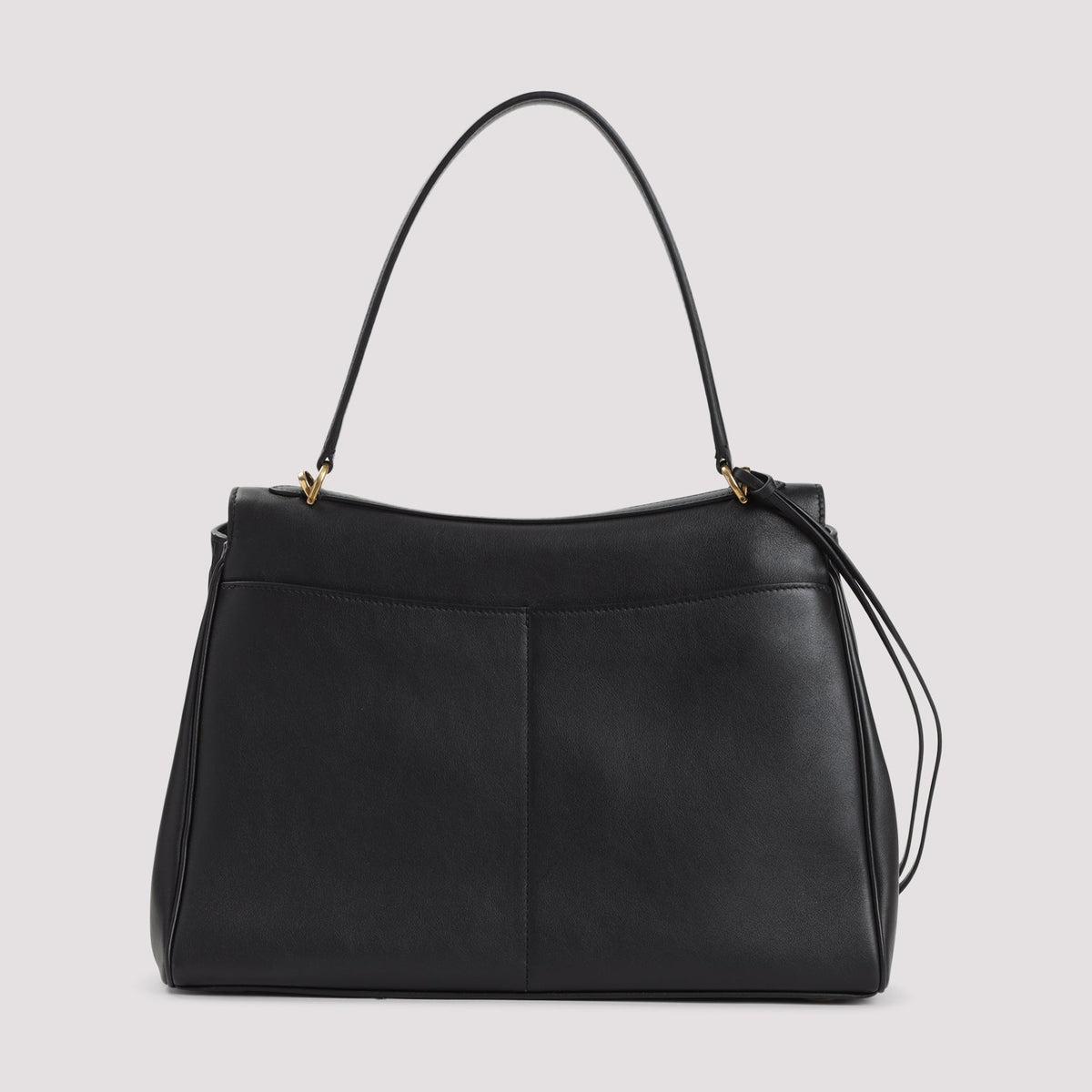 Close-up of Balenciaga handbag hardware and fine stitching