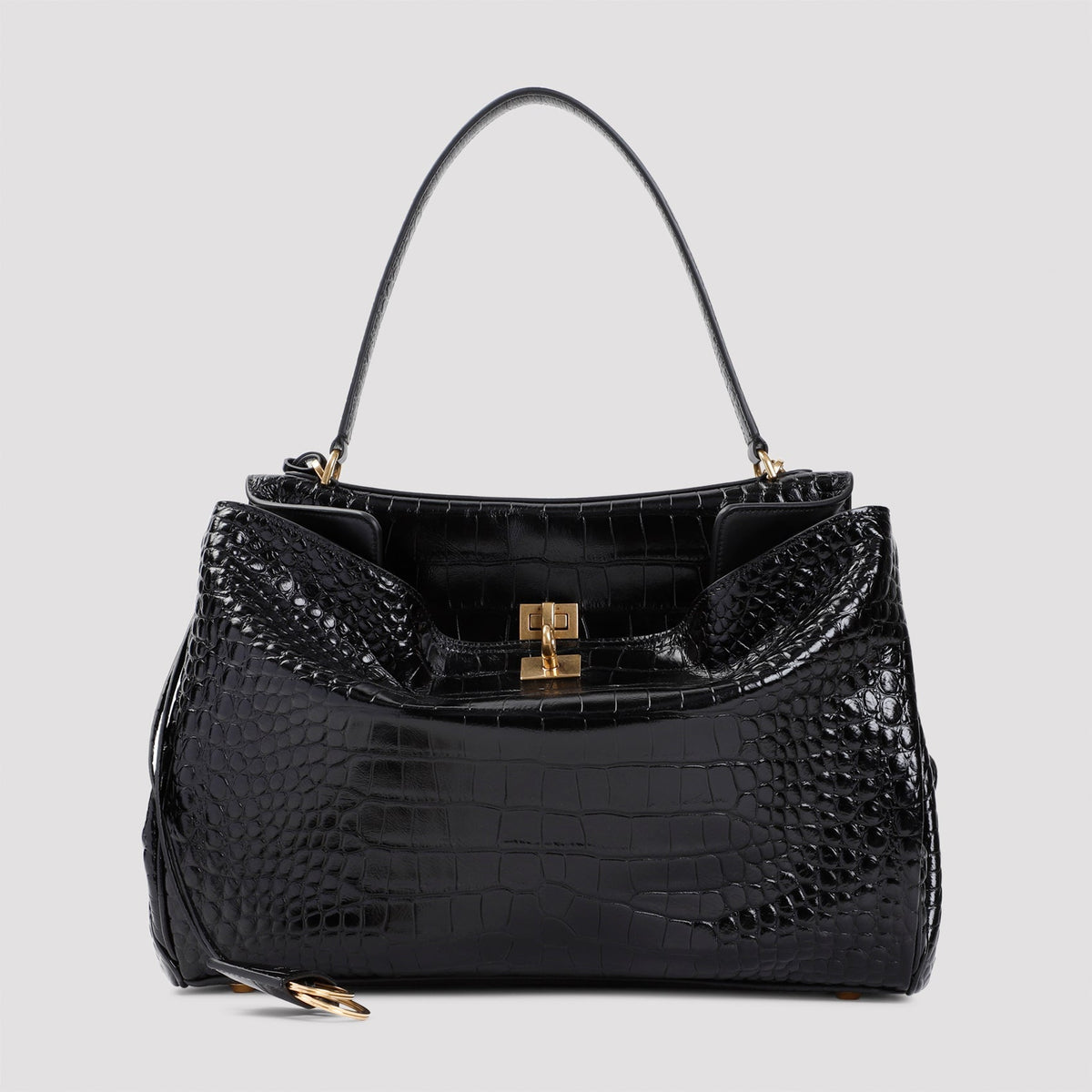 Balenciaga premium handbag detail and craftsmanship close-up