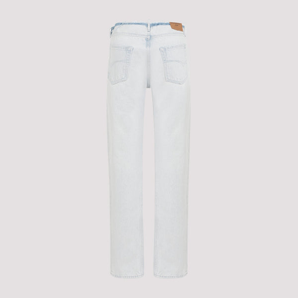 Balenciaga Jeans- BALENCIAGA Light Blue Cotton Jeans Classic Everyday Designer Jeans