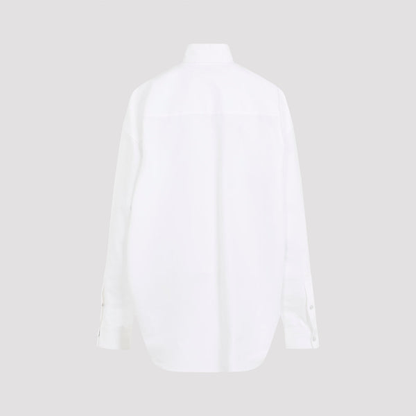 Balenciaga Tops- BALENCIAGA Chic Cotton Shirt with Pointed Collar Premium Designer Casual Top