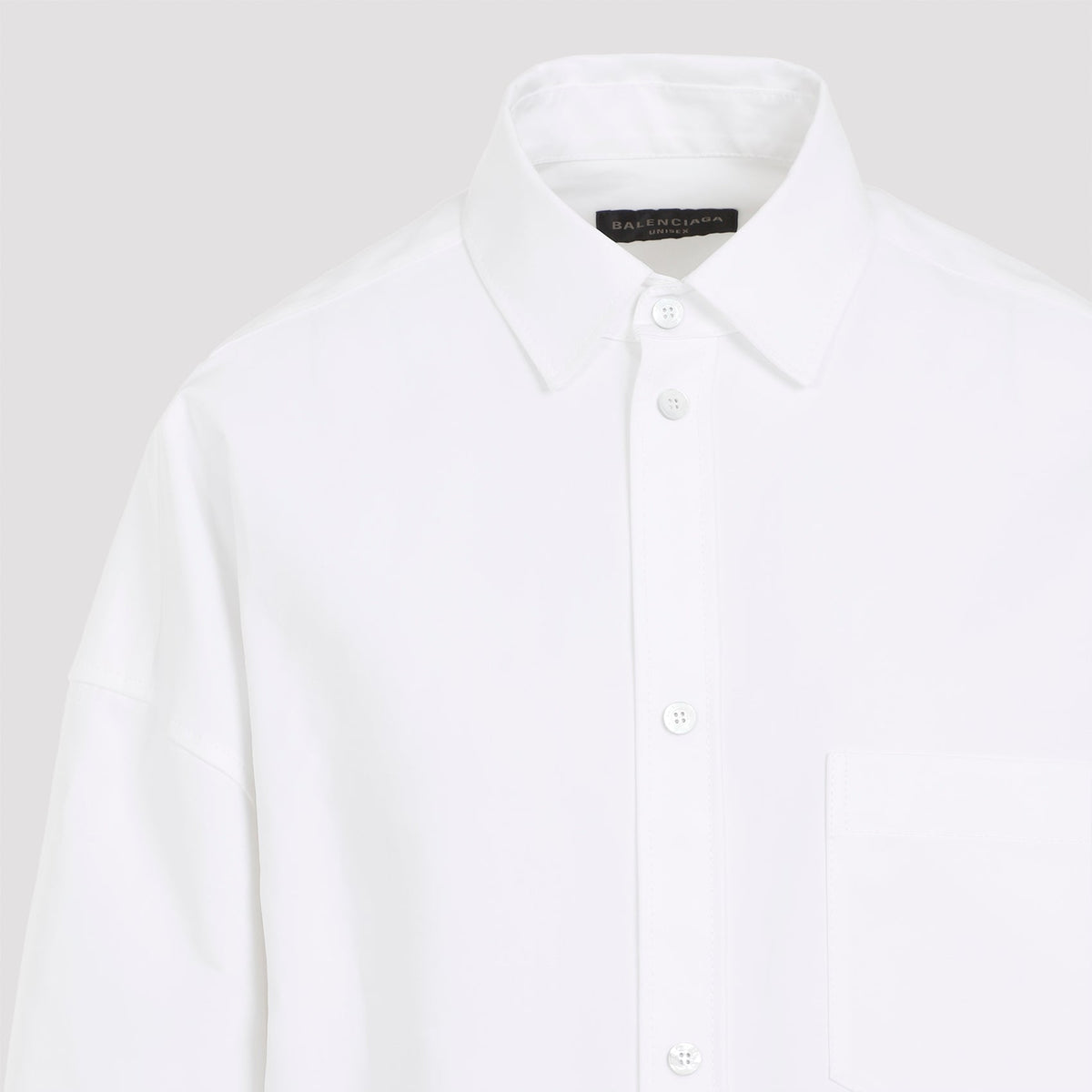 Balenciaga Tops- BALENCIAGA Chic Cotton Shirt with Pointed Collar Premium Designer Casual Top