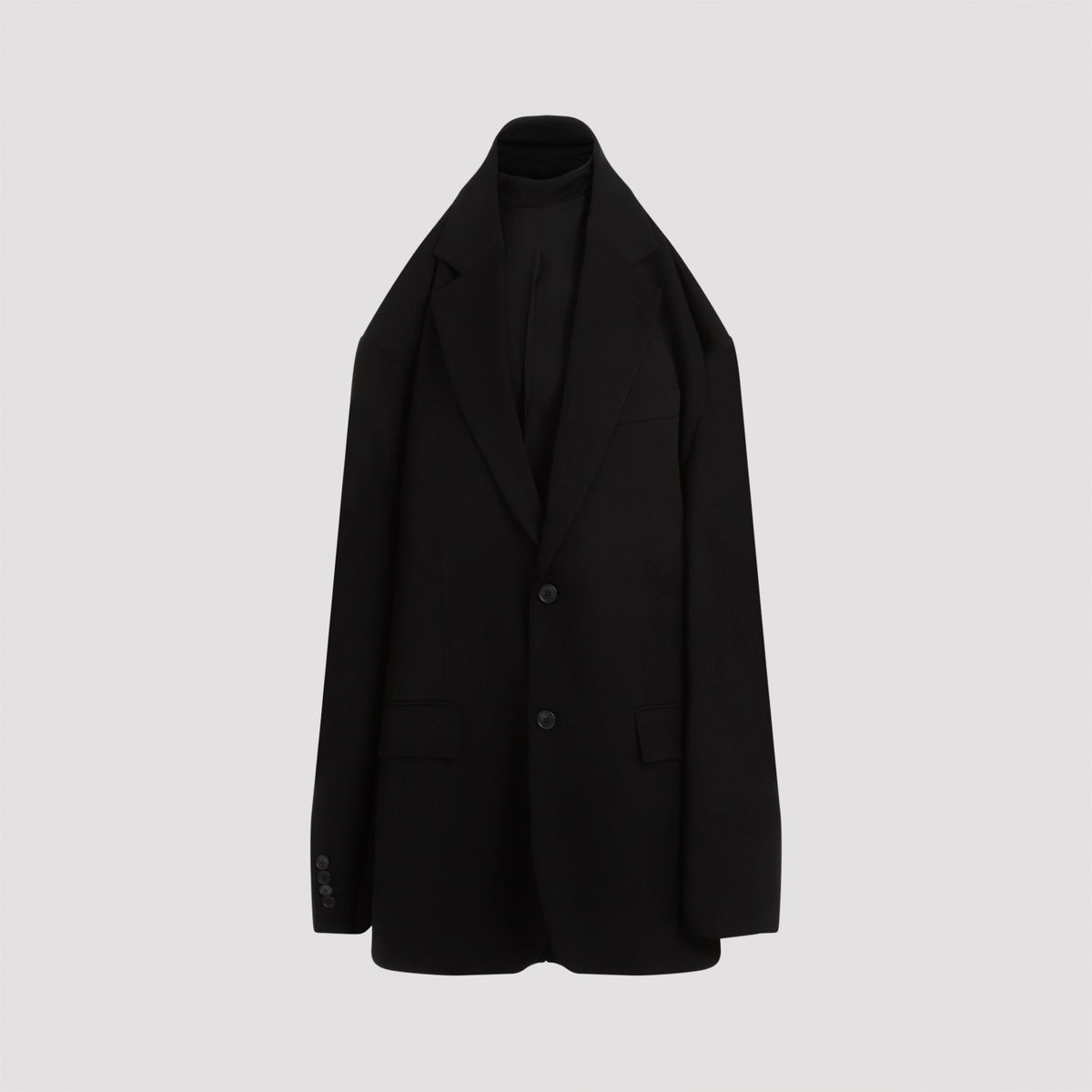 Balenciaga dress side profile designer luxury fashion