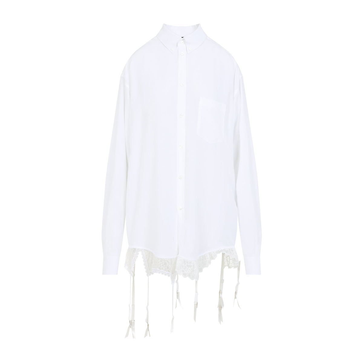 Balenciaga Tops? BALENCIAGA Luxury Layered Women's Shirt - Spring Summer 25 Premium Designer Casual Top