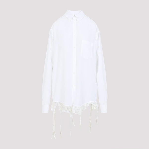 Balenciaga Tops- BALENCIAGA Luxury Layered Women's Shirt - Spring Summer 25 Premium Designer Casual Top