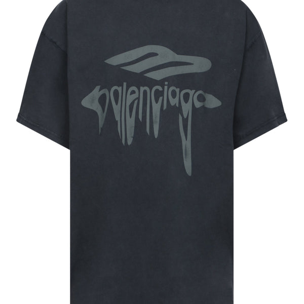 Balenciaga Polo Shirts? BALENCIAGA Oversized Black T-Shirt Premium Everyday Polo Shirt