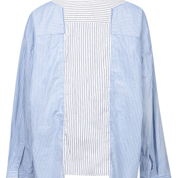 Balenciaga Polo Shirts- BALENCIAGA Classic Vertical Stripe Shirt for Men - FALL WINTER 24 25 Premium Everyday Polo Shirt