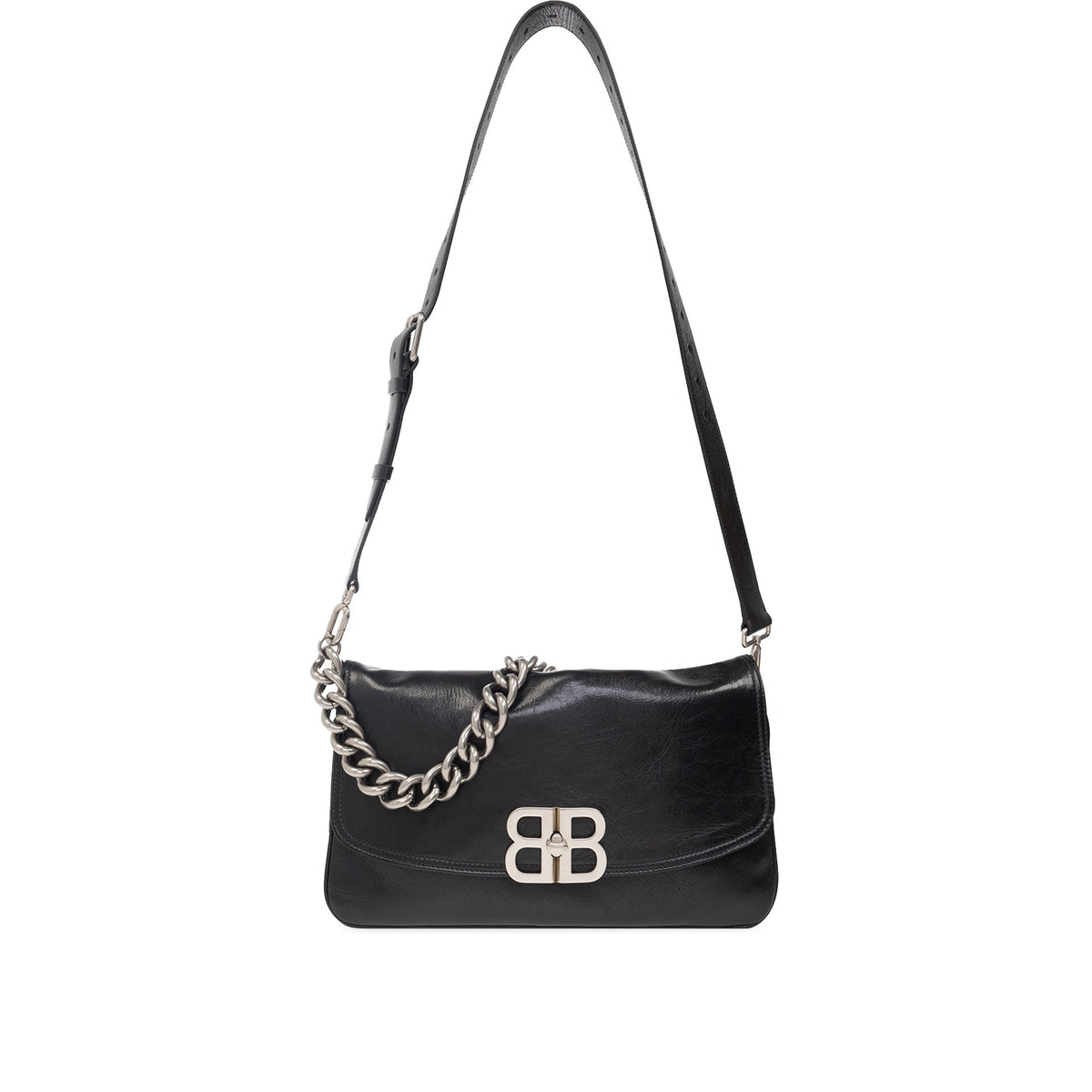Balenciaga Bags? BALENCIAGA Chic Soft Medium Flap Handbag Luxury Designer Leather Handbag