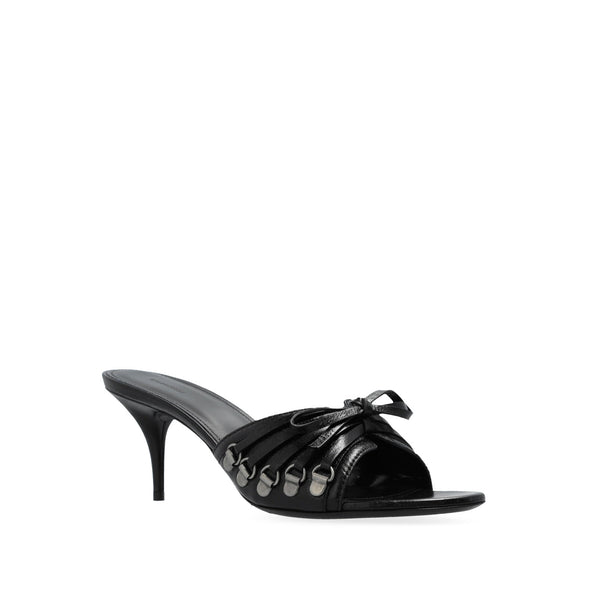 Balenciaga Shoes- BALENCIAGA Elegant 70 Stiletto Leather Sandals Premium Designer Casual Shoes