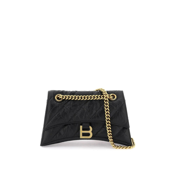 Balenciaga Bags- BALENCIAGA Chic Mini Crush Shoulder Handbag Luxury Designer Leather Handbag