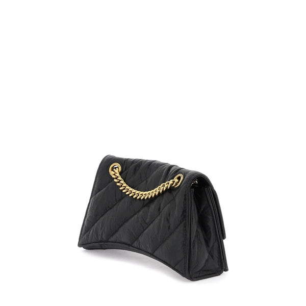 Balenciaga Bags- BALENCIAGA Chic Mini Crush Shoulder Handbag Luxury Designer Leather Handbag