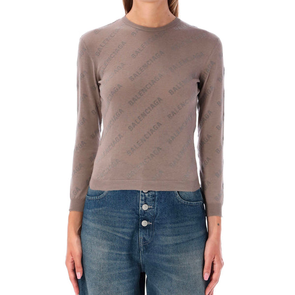 Balenciaga Sweaters? BALENCIAGA Knit Pullover for Women - Cozy and Stylish Luxury Designer Knit Sweater