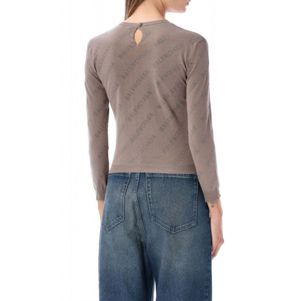 Balenciaga Sweaters? BALENCIAGA Knit Pullover for Women - Cozy and Stylish Luxury Designer Knit Sweater