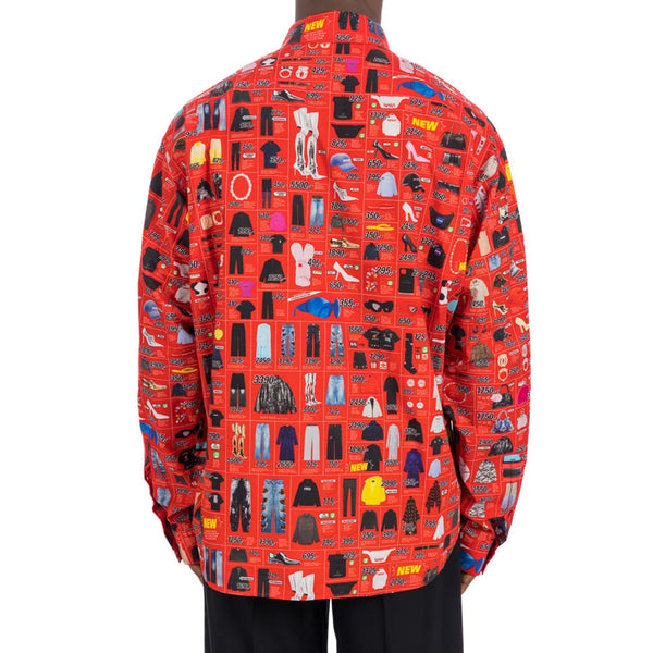 Balenciaga Tops? BALENCIAGA Printed Shirt - Regular Fit Premium Designer Casual Top