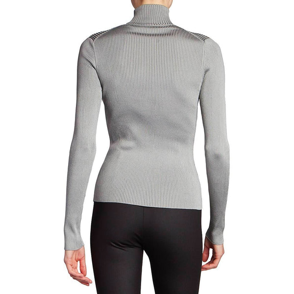 Balenciaga Sweaters? BALENCIAGA Ribbed Turtleneck Sweater for Women Premium Casual Designer Knitwear