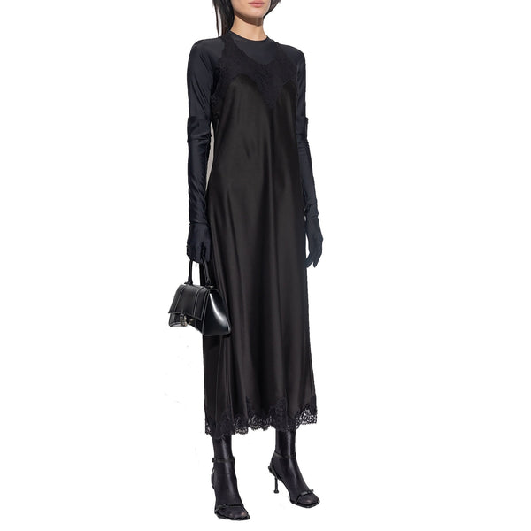 Balenciaga Dresses? BALENCIAGA Satin Strappy Midi Dress Luxury Party Occasion Dress