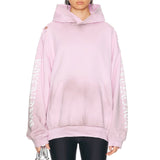 Balenciaga premium sweatshirts detail and craftsmanship close-up