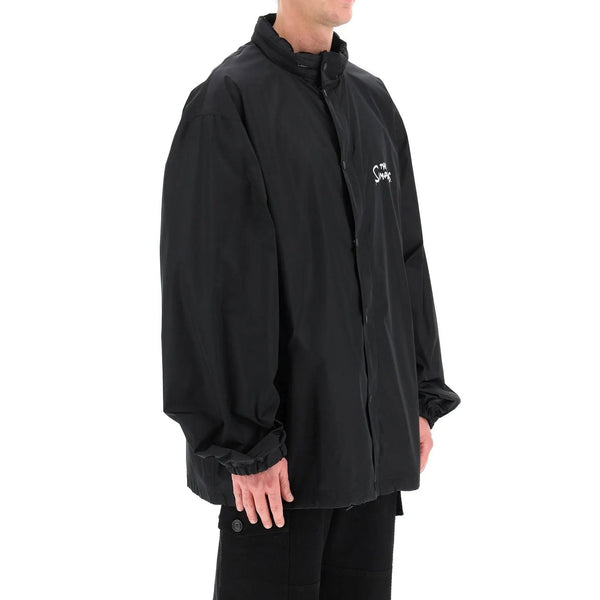 Balenciaga Jackets? BALENCIAGA The Simpson Oversize Windbreaker Jacket Luxury Designer Outerwear Jacket
