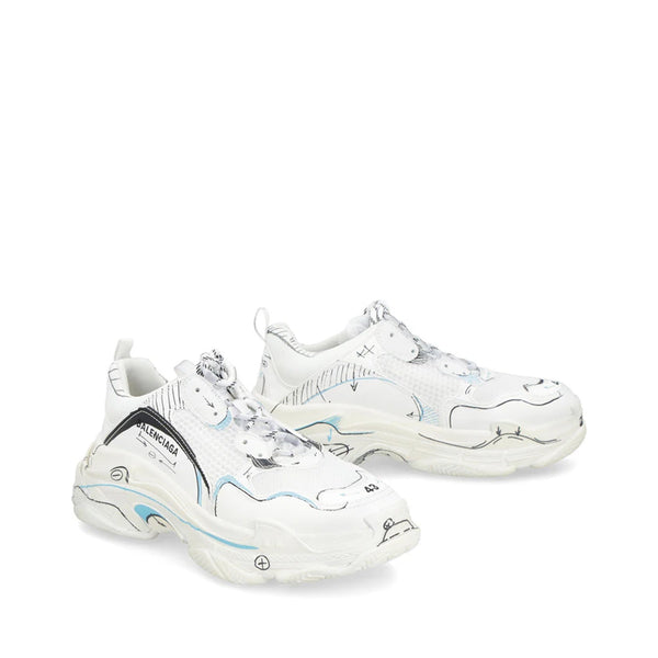Balenciaga Shoes? BALENCIAGA Triple S Walking Sneaker for Men Comfortable Everyday Designer Shoes