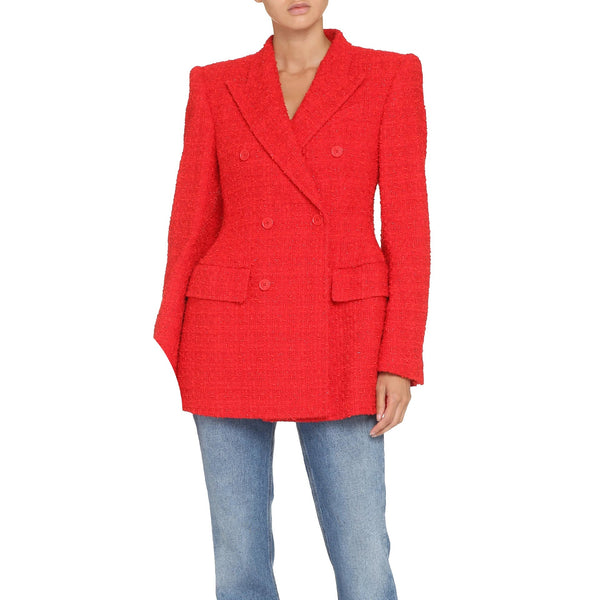 Balenciaga Jackets? BALENCIAGA Tweed Blazer Jacket Premium Casual Designer Jacket