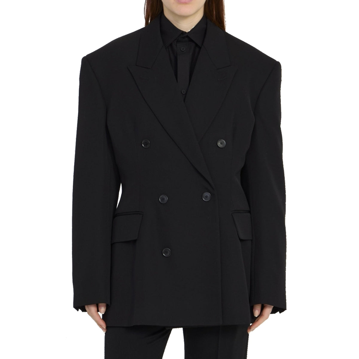 Balenciaga premium jacket & coat detail and craftsmanship close-up