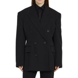Balenciaga premium jacket & coat detail and craftsmanship close-up