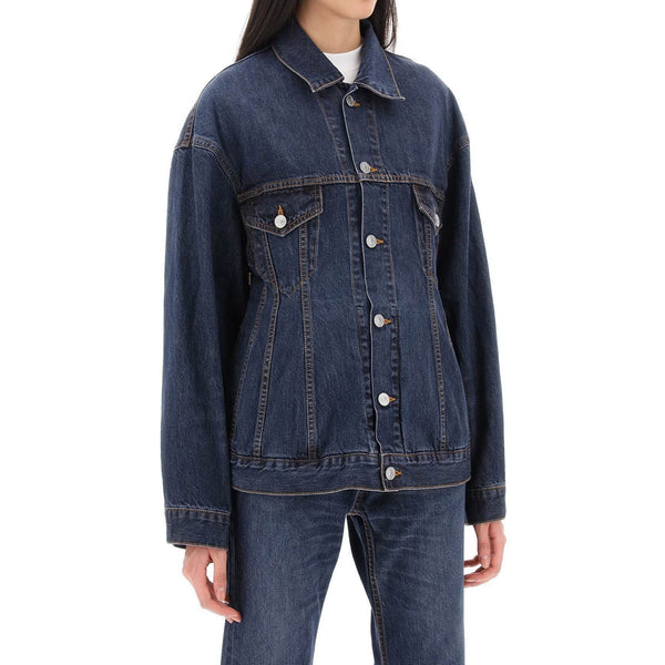 Balenciaga Jackets? BALENCIAGA Hourglass Denim Jacket Premium Casual Designer Jacket