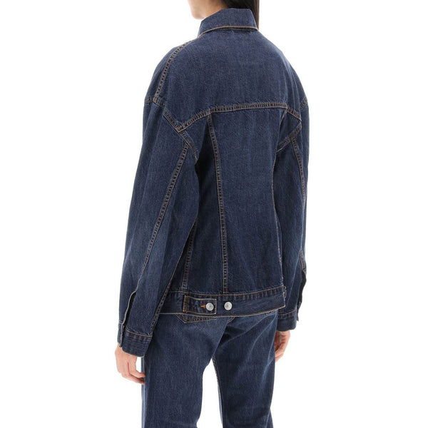 Balenciaga Jackets? BALENCIAGA Hourglass Denim Jacket Premium Casual Designer Jacket
