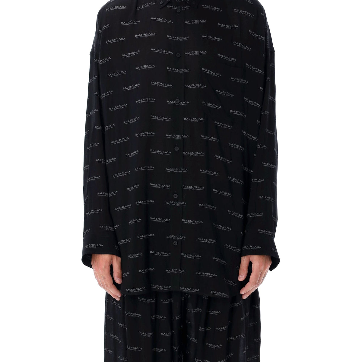 Balenciaga Tops- BALENCIAGA Cocoon Fit Shirt for Men Elegant Everyday Designer Top