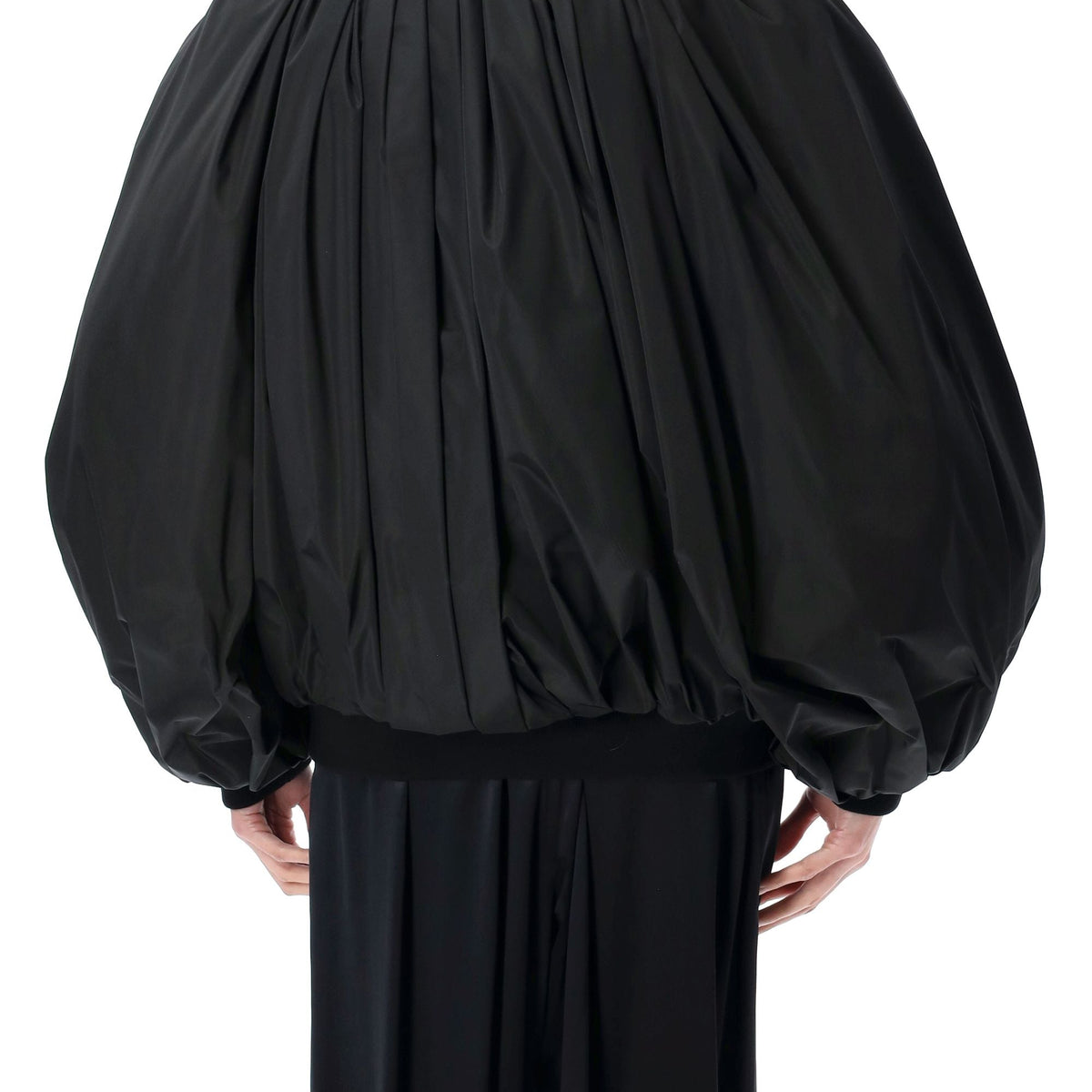 Balenciaga Jackets- BALENCIAGA Draped Oversized Bomber Premium Casual Designer Jacket