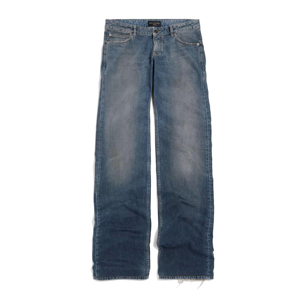 Balenciaga Jeans- BALENCIAGA Fitted Low-Waist Pants for Men Classic Everyday Designer Jeans
