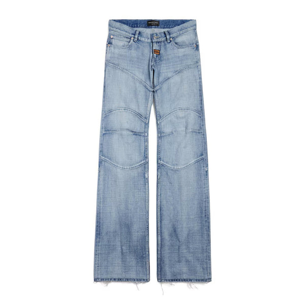 Balenciaga Jeans- BALENCIAGA Fitted Low-Waist Pants for Men Premium Designer Denim Jeans