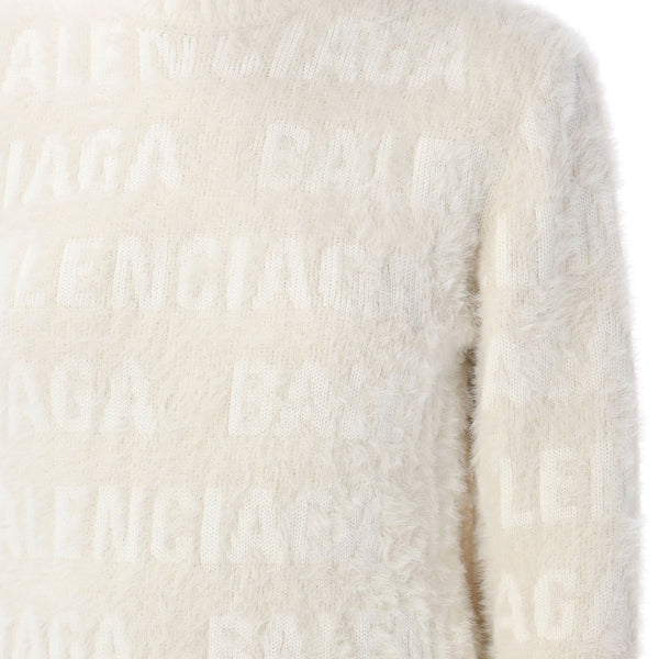 Balenciaga Sweaters? BALENCIAGA Furry Fitted Sweater Premium Casual Designer Knitwear