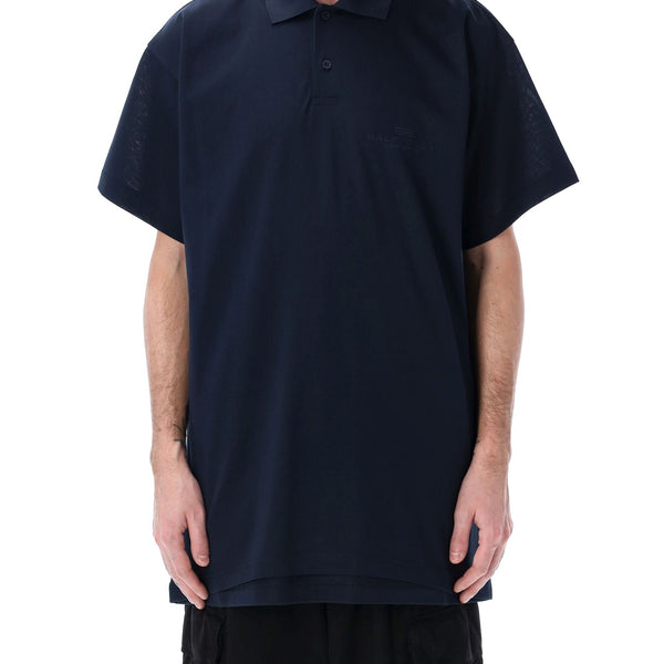 Balenciaga Polo Shirts? BALENCIAGA Oversized Interwined Polo - Spring Summer 25 Premium Everyday Polo Shirt