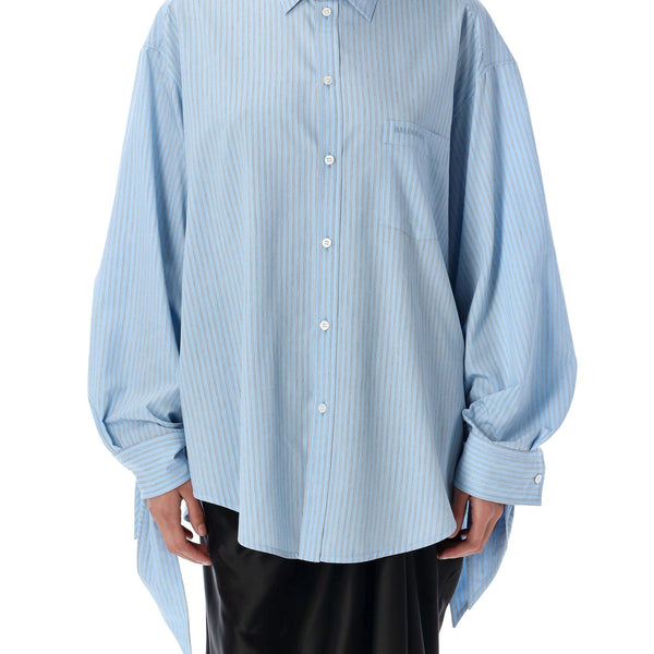 Balenciaga Tops- BALENCIAGA Knotted Cuff Blouse Elegant Everyday Designer Top
