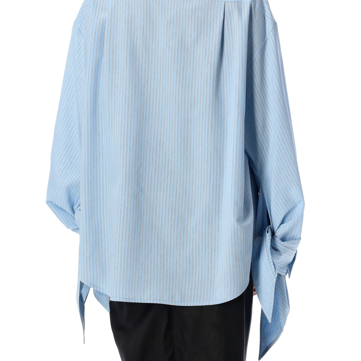 Balenciaga Tops- BALENCIAGA Knotted Cuff Blouse Elegant Everyday Designer Top
