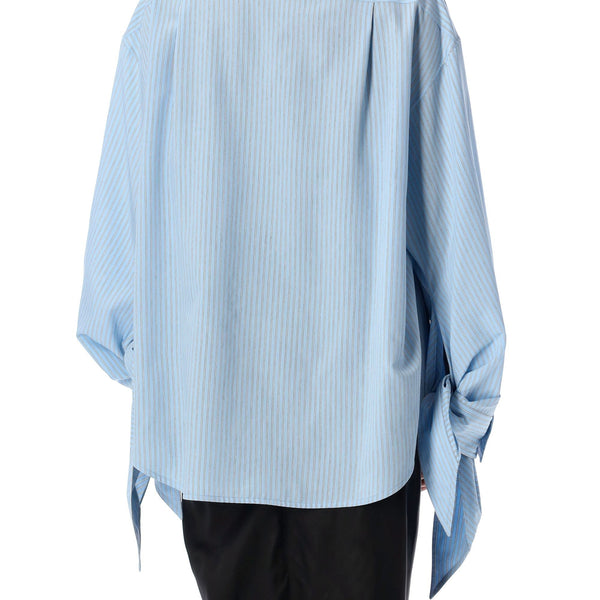 Balenciaga Tops- BALENCIAGA Knotted Cuff Blouse Elegant Everyday Designer Top