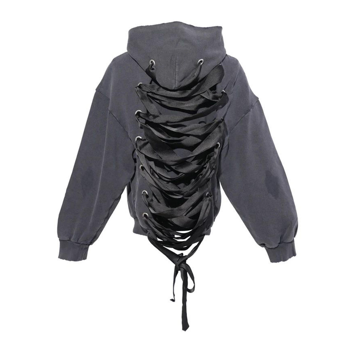 Balenciaga Hoodies? BALENCIAGA Lace-up Zip-up Hoodie for Women Premium Designer Casual Hoodie