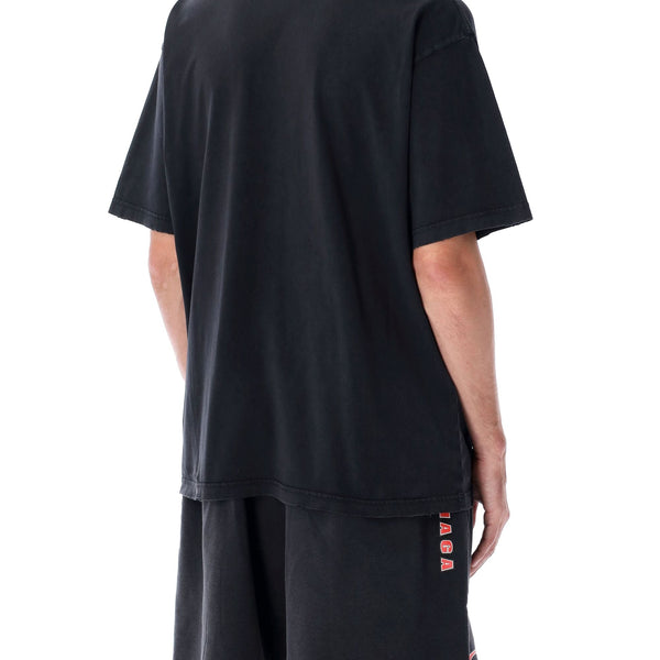 Balenciaga Polo Shirts- BALENCIAGA Laurel Classic T-Shirt - Medium Fit Classic Designer Cotton Polo Shirt
